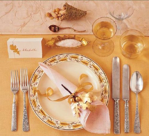 Thanksgiving Table Setting