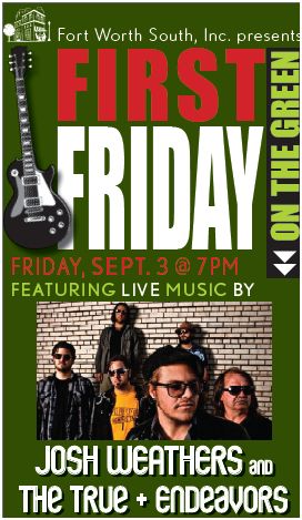 First Friday on the Green Banner Sept 3