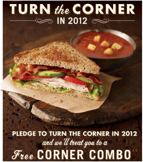 Corner Bakery Free Corner Combo