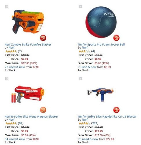 Amazon Nerf Toys Deal of the Day