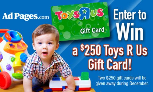 AdPages Toys R Us Gift Card Giveaway 851x515