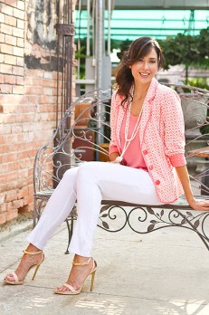 Sharon Young striped cardigan nov 2014