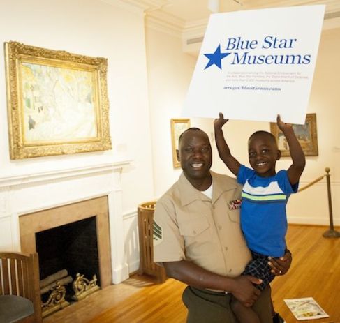 Blue Star Museums family picture