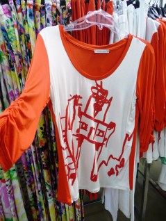 Sharon Young Warehouse Sale July 2015 Orange Graphic Tee 2