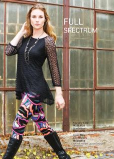 Black Top & colorful Leggings Sharon Young