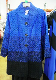Feb 2016 Sharon Young Warehouse Sale Blue Black Jacket